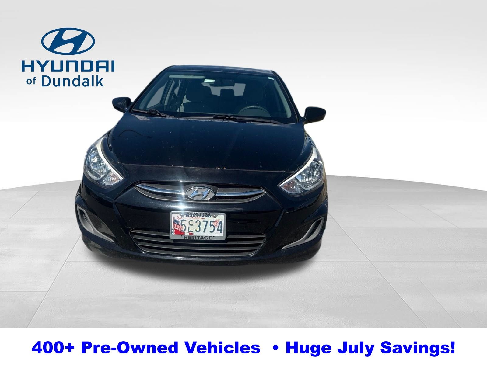 Ultra Black Pearl 2016 Hyundai Accent Hatchback Front-Wheel Drive 6-Speed Automatic