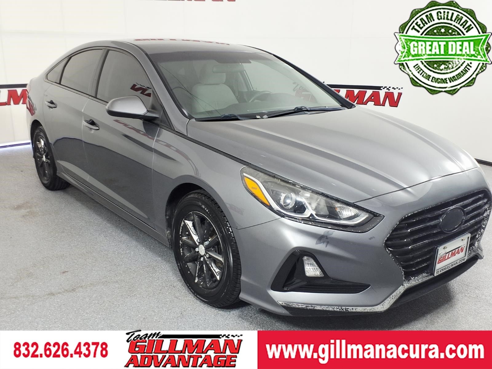 Machine Gray 2019 Hyundai Sonata Sedan Front-Wheel Drive 6-Speed Automatic
