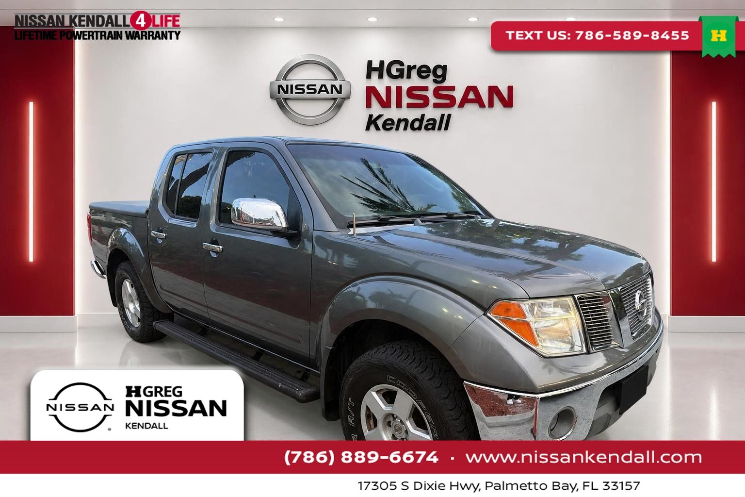Storm Gray 2007 Nissan Frontier Pickup Truck 5-Speed Automatic Overdrive