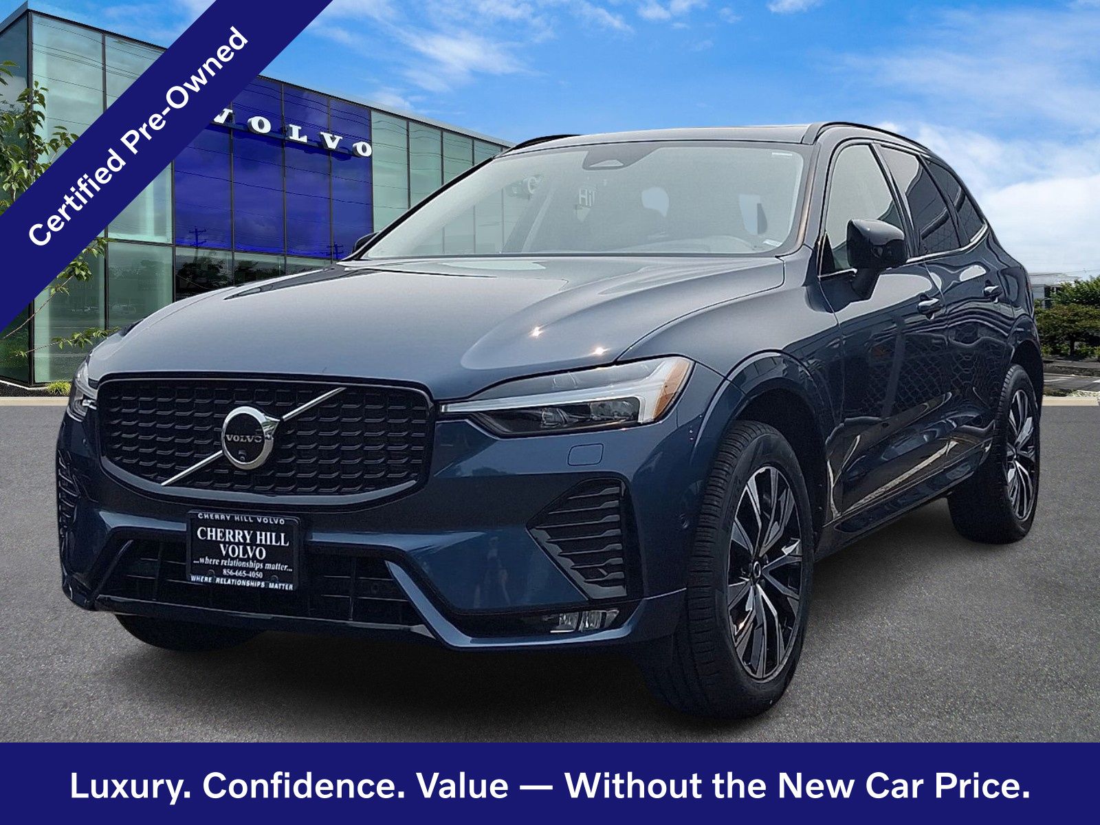 Denim Blue Metallic 2024 Volvo XC60 SUV / Crossover All-Wheel Drive Automatic