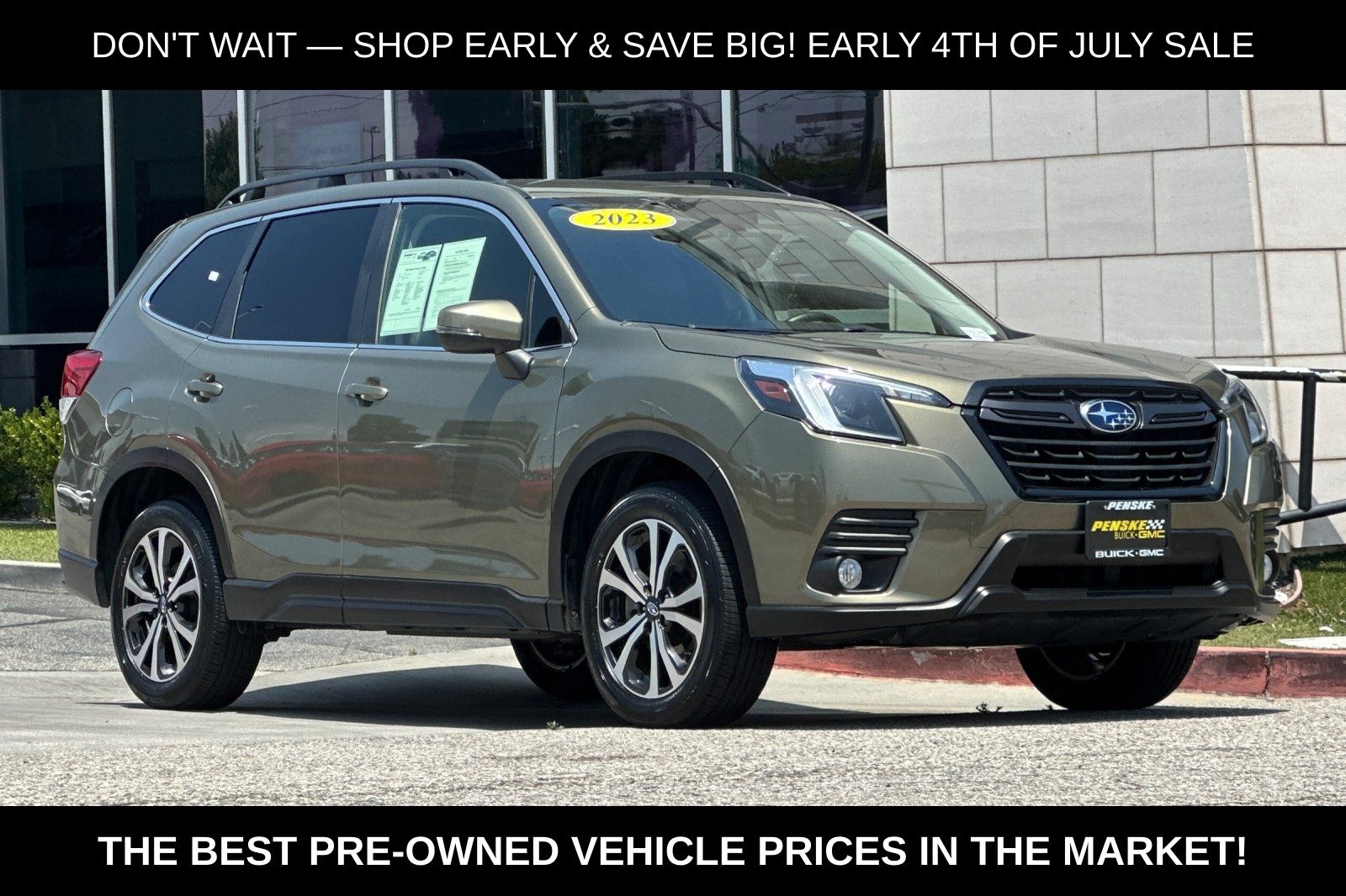 Autumn Green Metallic 2023 Subaru Forester SUV / Crossover All-Wheel Drive Continuously Variable Transmission