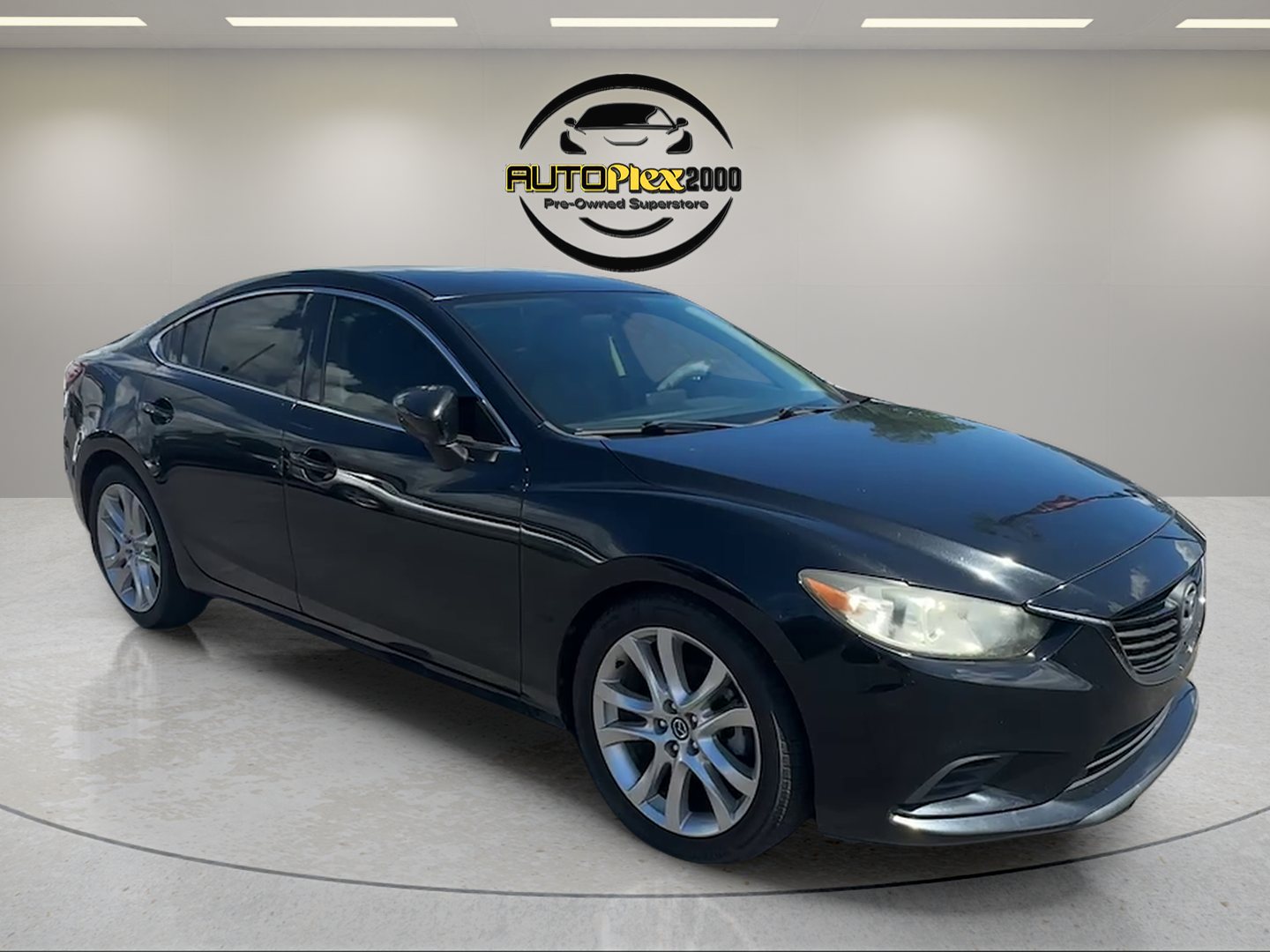 Jet Black Mica 2016 Mazda MAZDA6 i Touring Sedan Front-Wheel Drive 6-Speed Manual