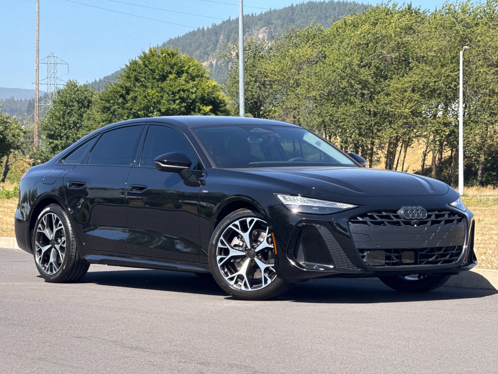 Black 2026 Audi A6 Sedan All-Wheel Drive 7-Speed Automatic