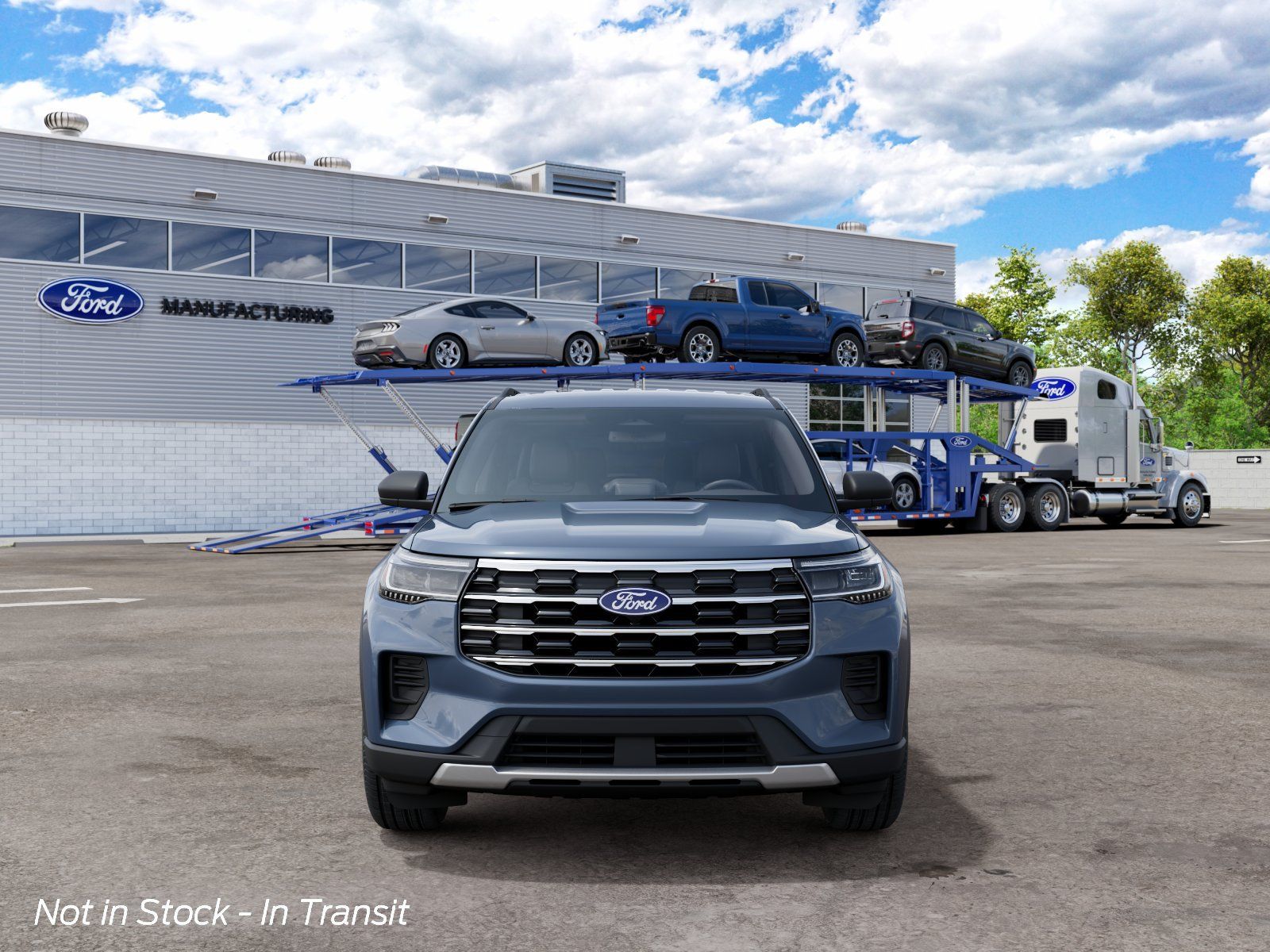 New 2027 Vapor Blue Metallic Ford Active image 2
