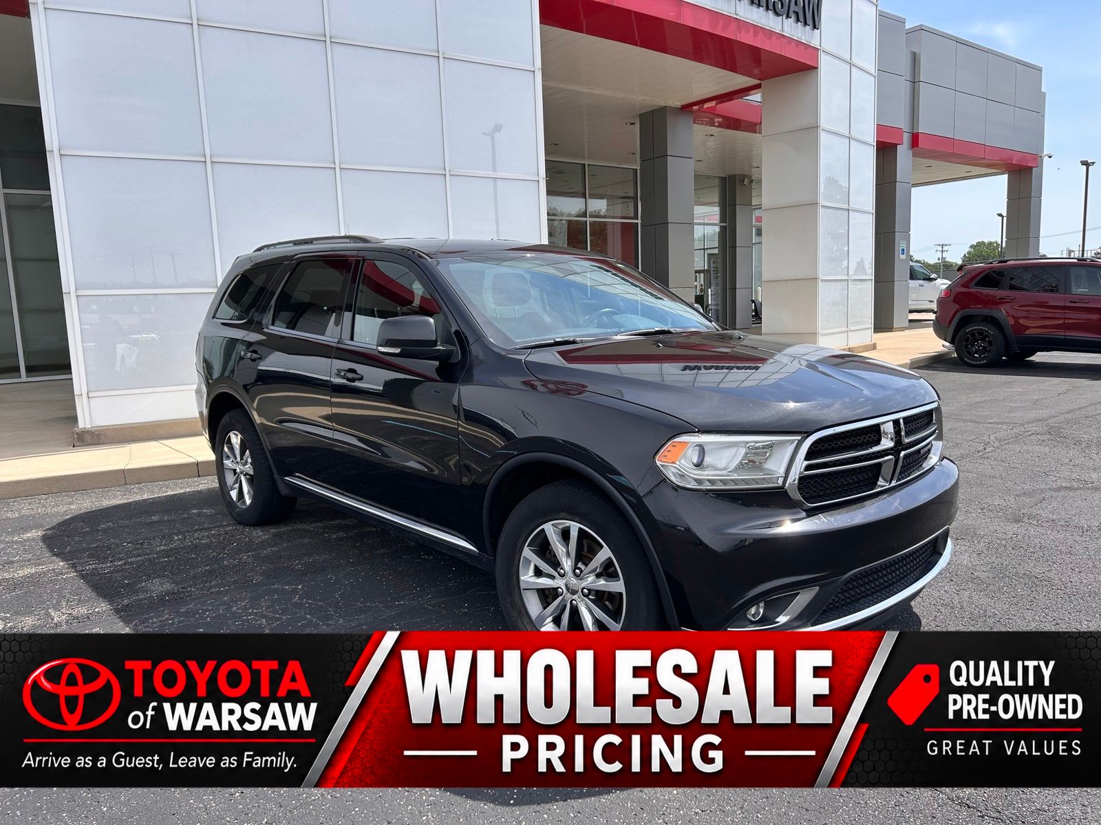 Brilliant Black Crystal Pearlcoat 2015 Dodge Durango SUV / Crossover All-Wheel Drive 8-Speed Automatic