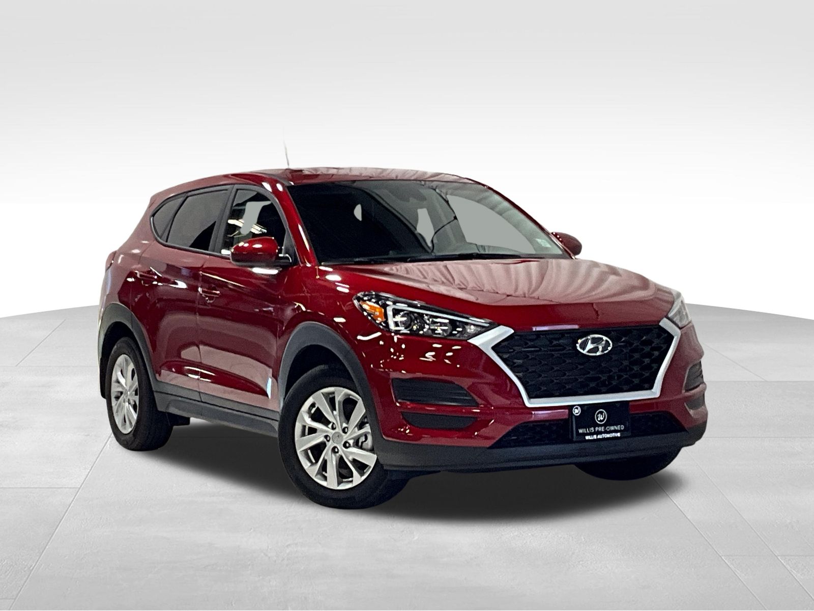 Red Crimson 2021 Hyundai Tucson SUV / Crossover All-Wheel Drive 6-Speed Automatic