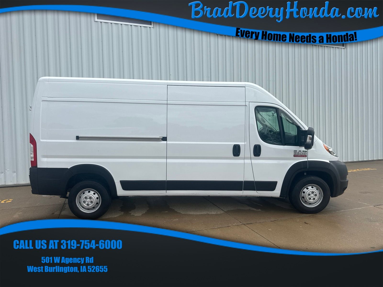 2020 RAM ProMaster 2500 159 High Roof Cargo Van FWD