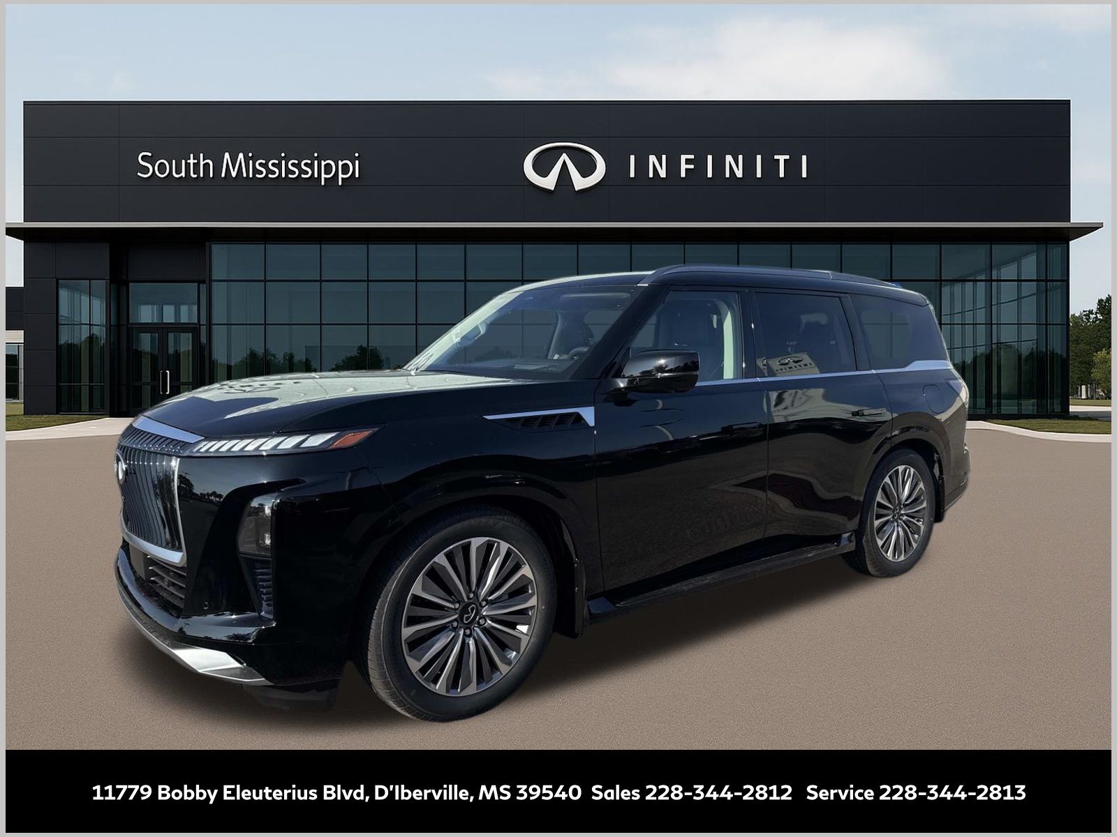 Black Obsidian 2026 INFINITI QX80 Luxe 4WD SUV / Crossover All-Wheel Drive 9-Speed Automatic