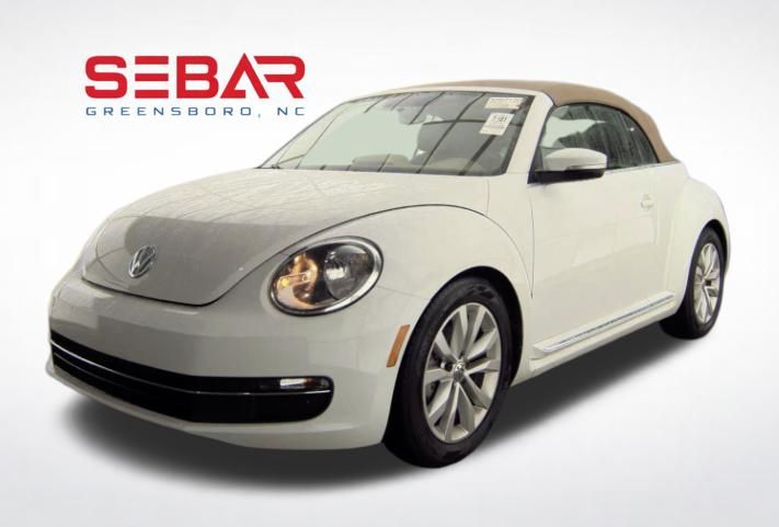 Pure White 2014 Volkswagen Beetle Convertible Front-Wheel Drive 6-Speed Dual Clutch