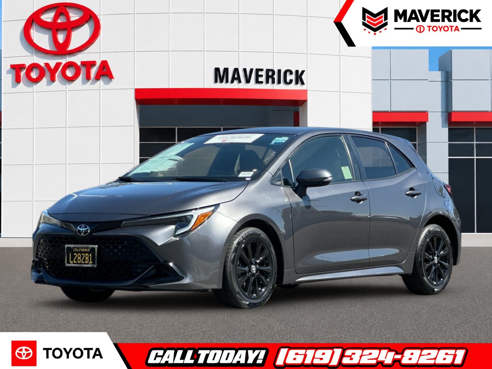 Magnetic Gray Metallic 2024 Toyota Corolla Hatchback Hatchback Front-Wheel Drive Continuously Variable Transmission