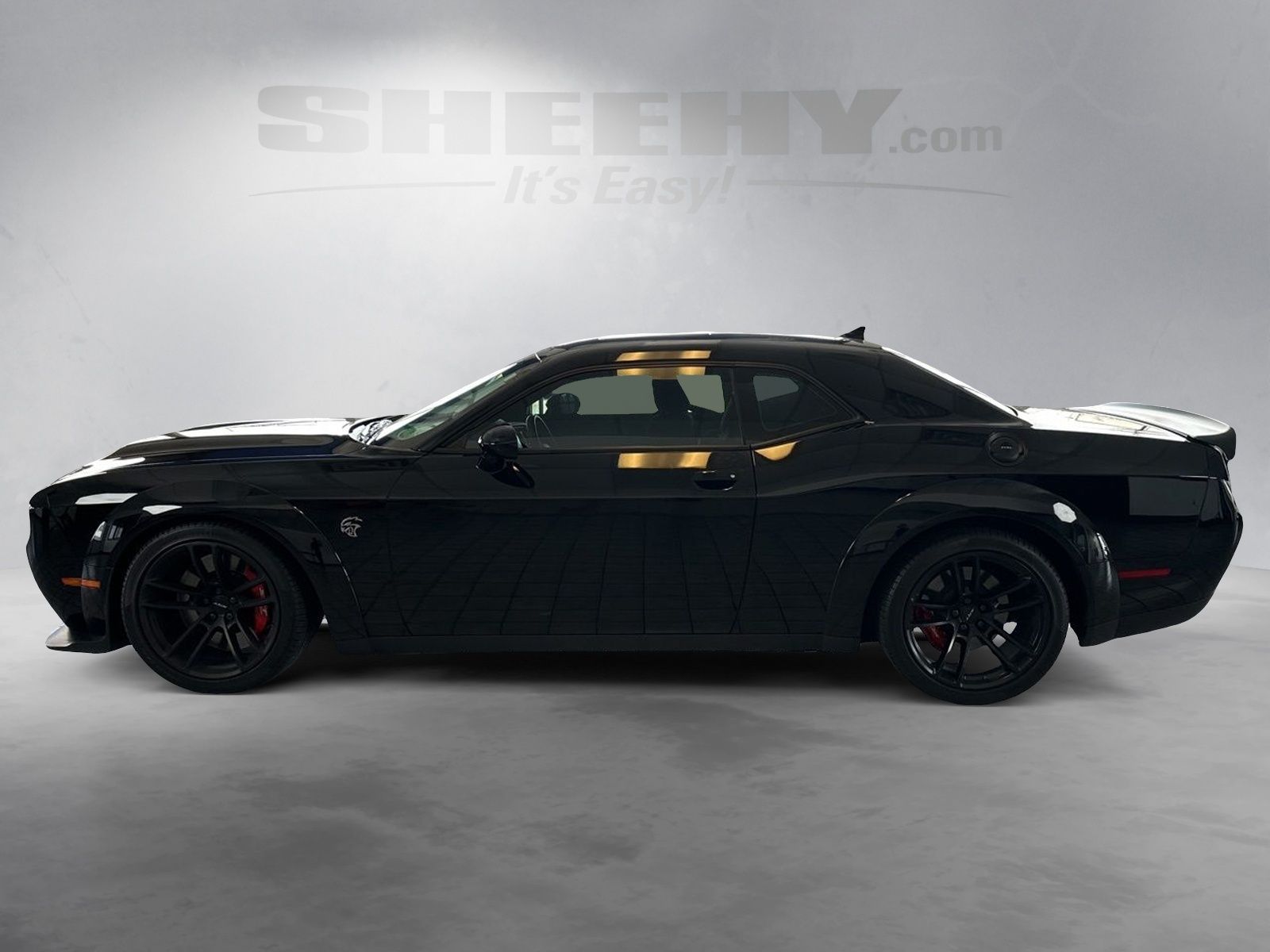 Used 2021 Pitch Black Clearcoat Dodge SRT Hellcat Widebody image 16