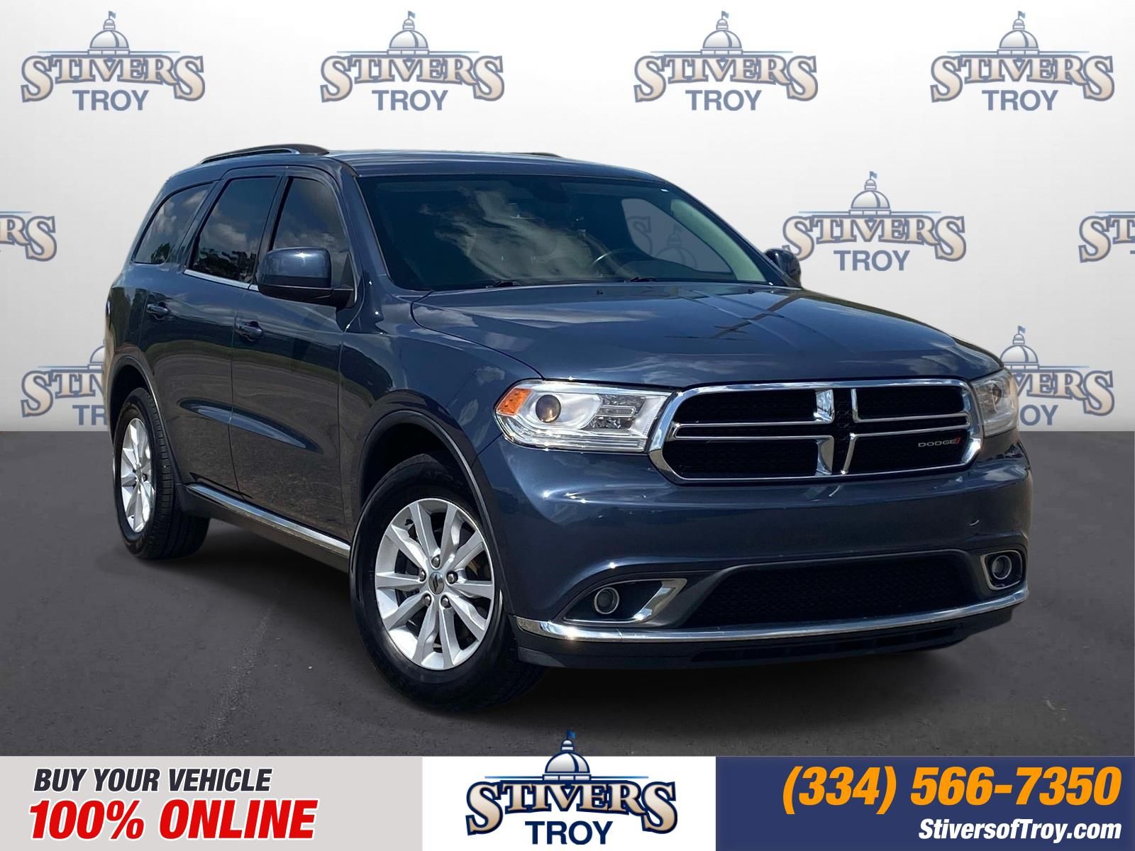 Reactor Blue Pearlcoat 2020 Dodge Durango SXT Plus RWD SUV / Crossover Rear-Wheel Drive 8-Speed Automatic