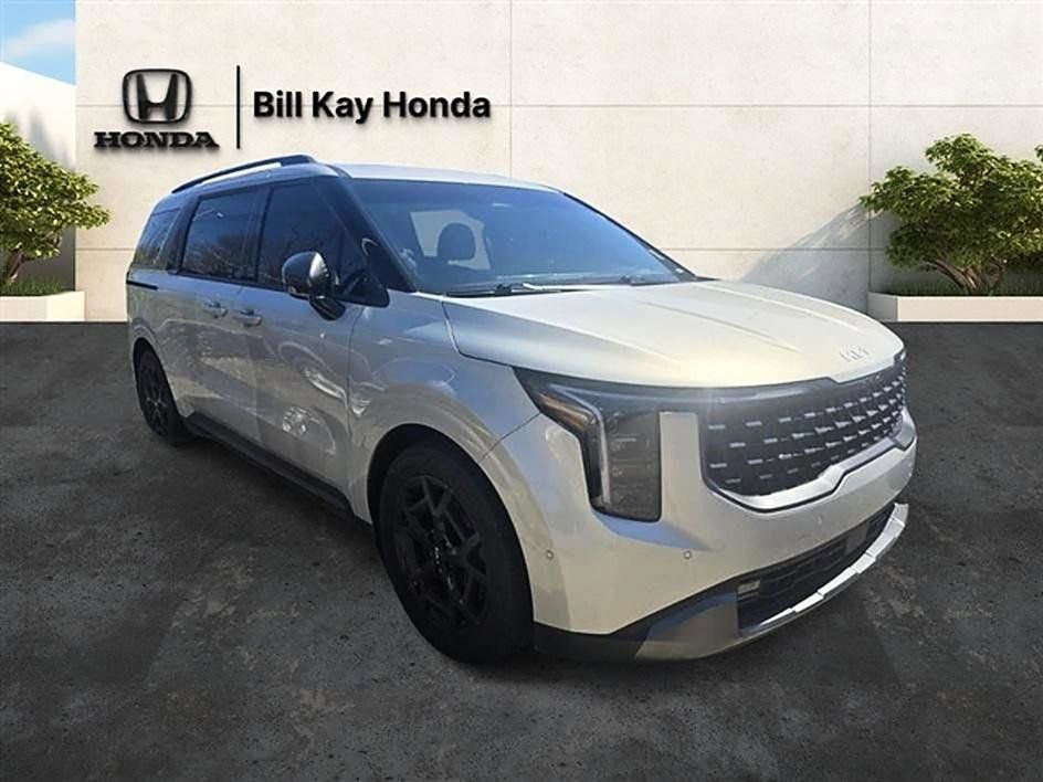 White (Ivory Silver) 2025 Kia Carnival SX Prestige FWD Minivan Front-Wheel Drive 8-Speed Automatic