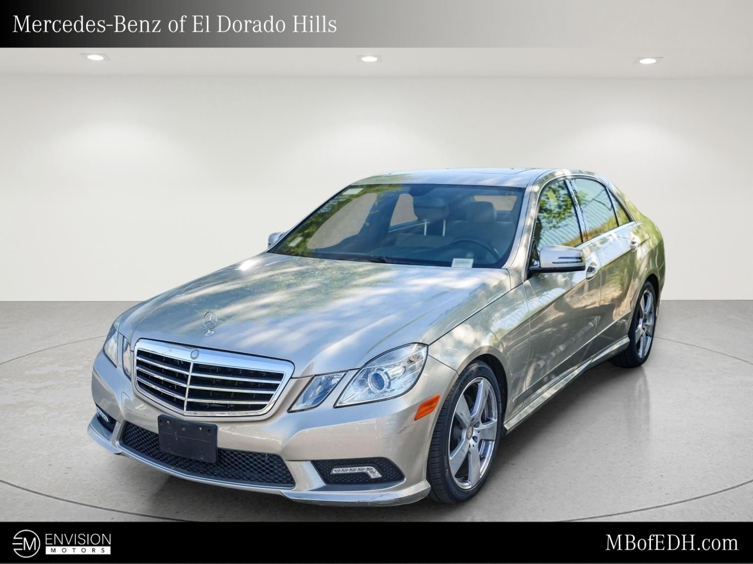 Brown (Pearl Beige Metallic) 2011 Mercedes-Benz E-Class Sedan 7-Speed Automatic