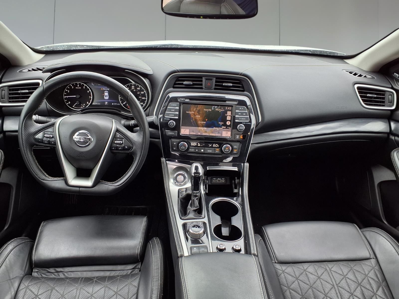 2020 Nissan Maxima Platinum White at Bravo Nissan