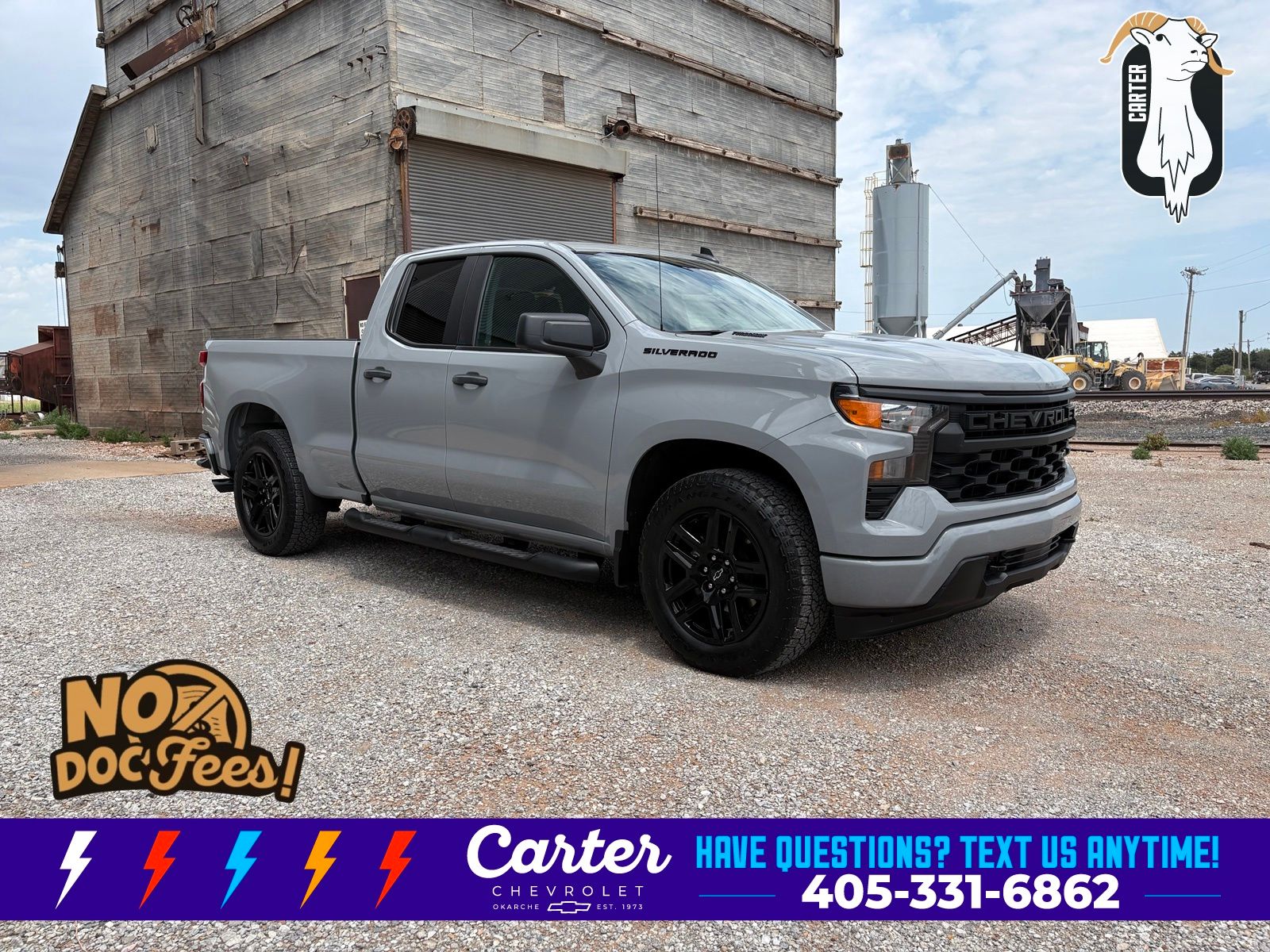 Slate Gray Metallic 2025 Chevrolet Silverado 1500 Pickup Truck 4X2 8-Speed Automatic