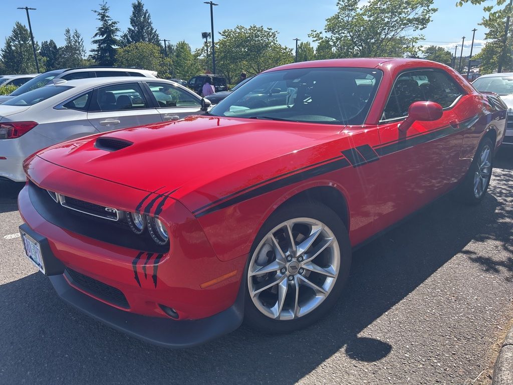 Torred Clearcoat 2022 Dodge Challenger GT AWD Coupe All-Wheel Drive 8-Speed Automatic