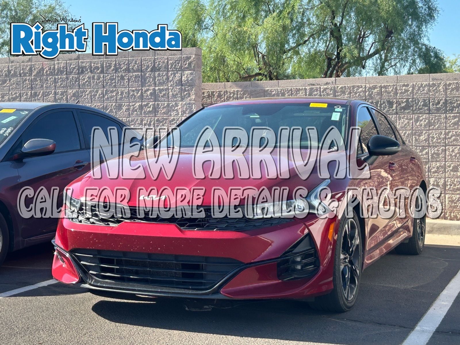 Passion Red 2022 Kia K5 Sedan Front-Wheel Drive 8-Speed Automatic