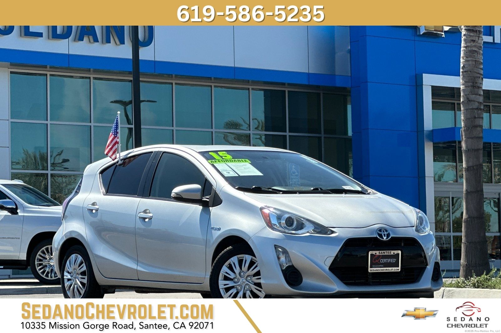 2015 Toyota Prius c Two