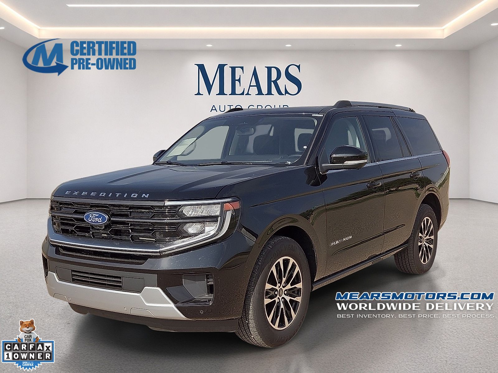 Agate Black Metallic 2025 Ford Expedition SUV / Crossover Four-Wheel Drive Automatic