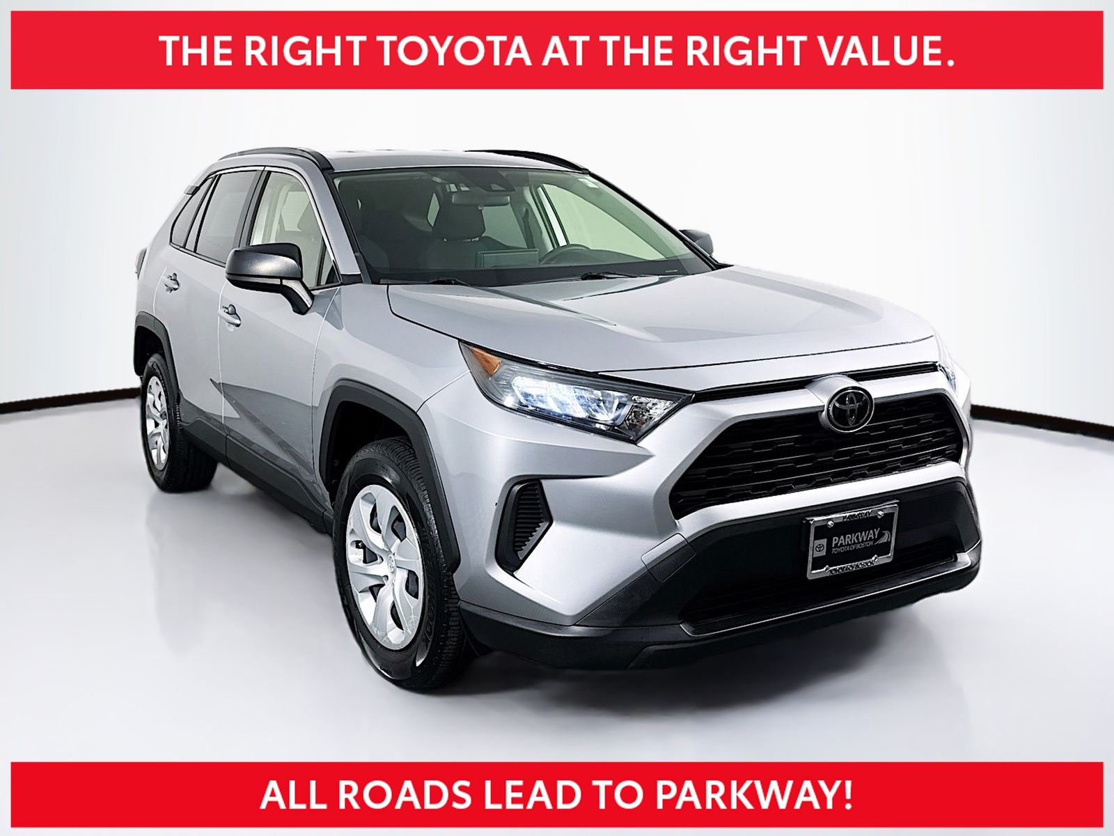 Silver Sky Metallic 2019 Toyota RAV4 LE AWD SUV / Crossover All-Wheel Drive 8-Speed Automatic