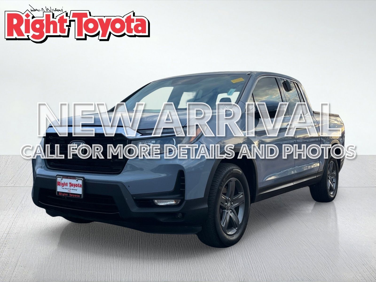 Sonic Gray Pearl 2022 Honda Ridgeline Pickup Truck All-Wheel Drive 9-Speed Automatic