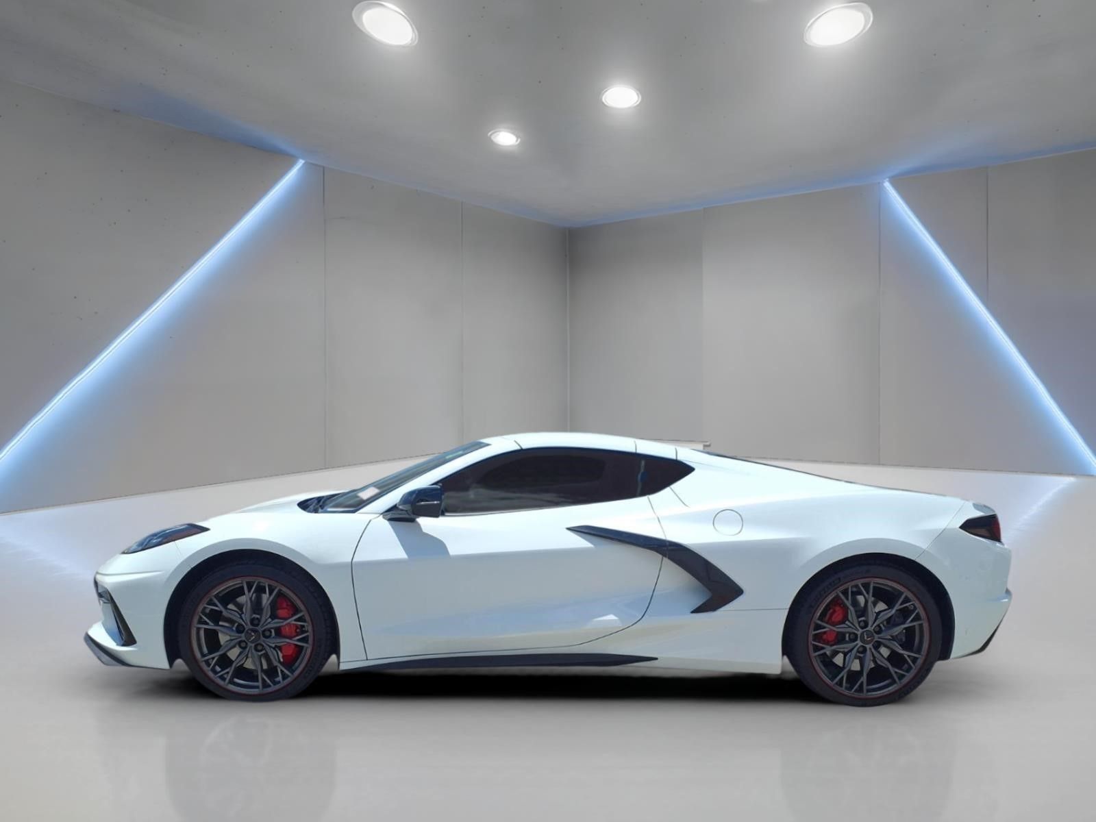 2025 Chevrolet Corvette Stingray White at DeMontrond Gulf Freeway