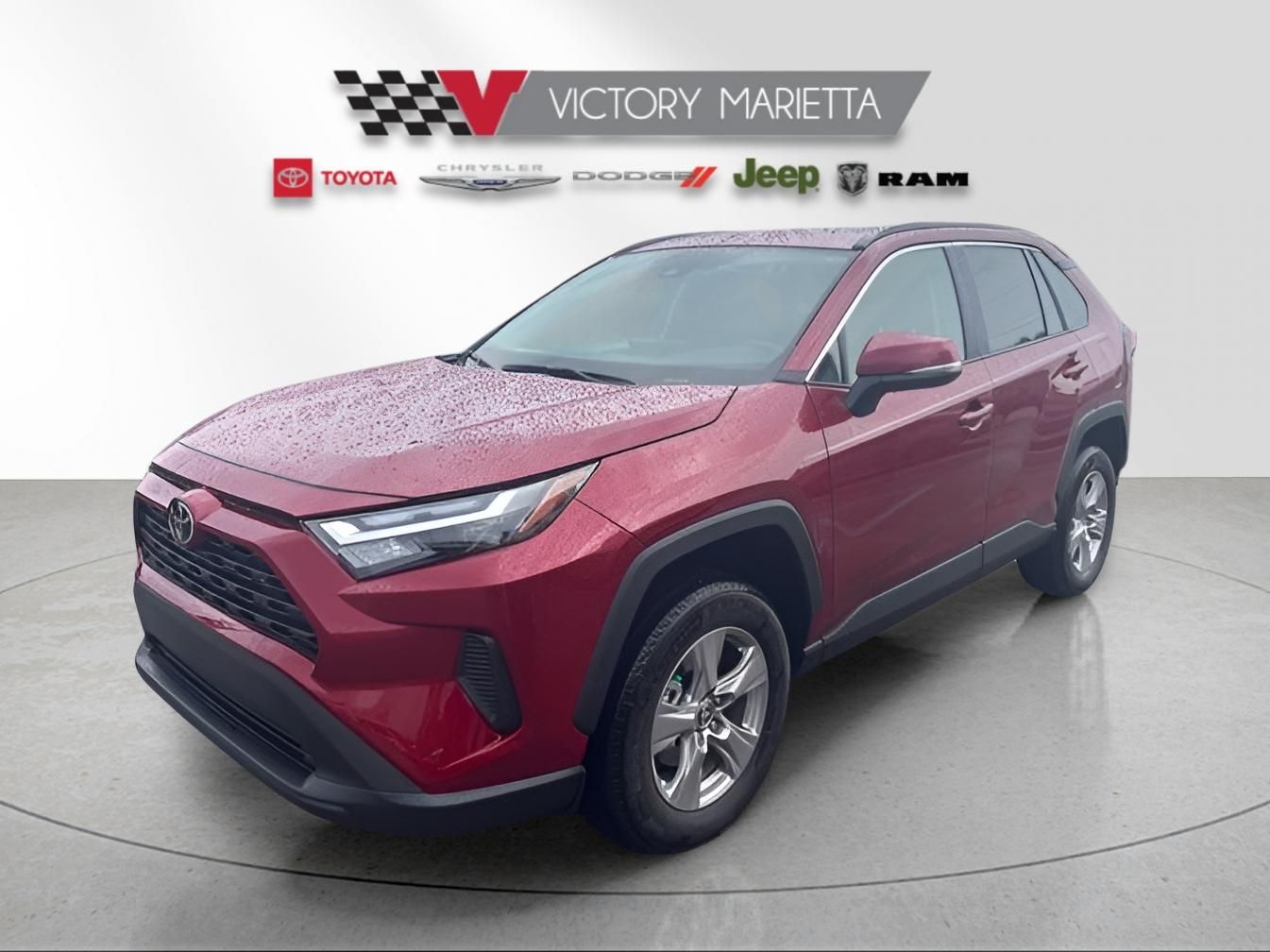 Red (Ruby) 2025 Toyota RAV4 XLE AWD SUV / Crossover All-Wheel Drive 8-Speed Automatic