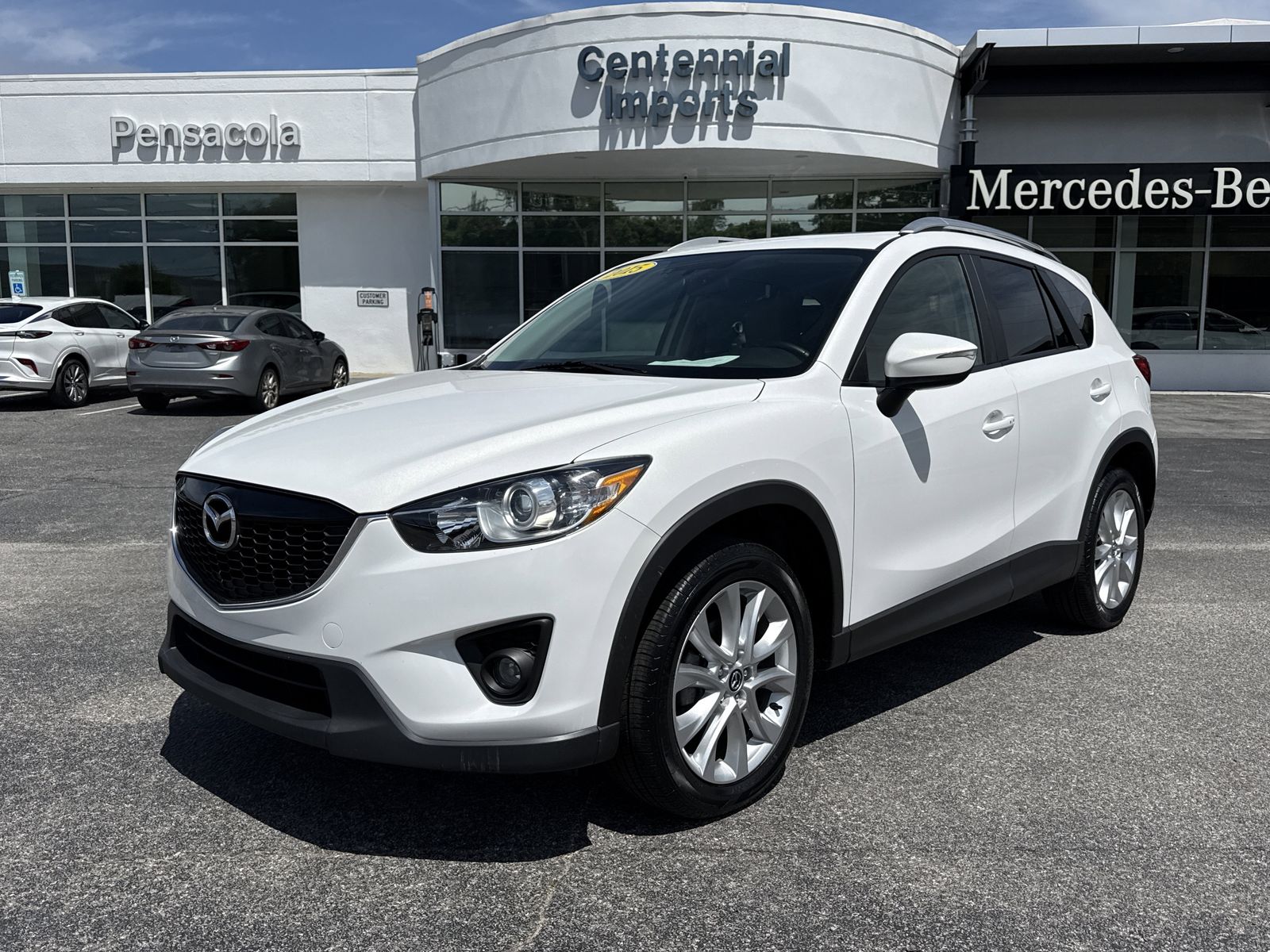 Crystal White Pearl Mica 2015 Mazda CX-5 Grand Touring AWD SUV / Crossover All-Wheel Drive 6-Speed Automatic