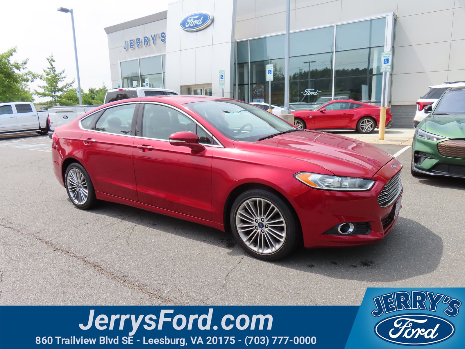 Ruby Red Metallic 2014 Ford Fusion Sedan Front-Wheel Drive 6-Speed Automatic