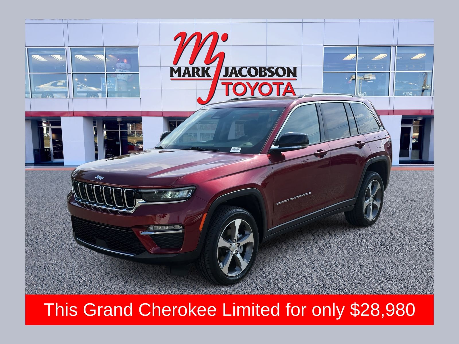 Velvet Red Pearlcoat 2023 Jeep Grand Cherokee Limited 4WD SUV / Crossover Four-Wheel Drive 8-Speed Automatic