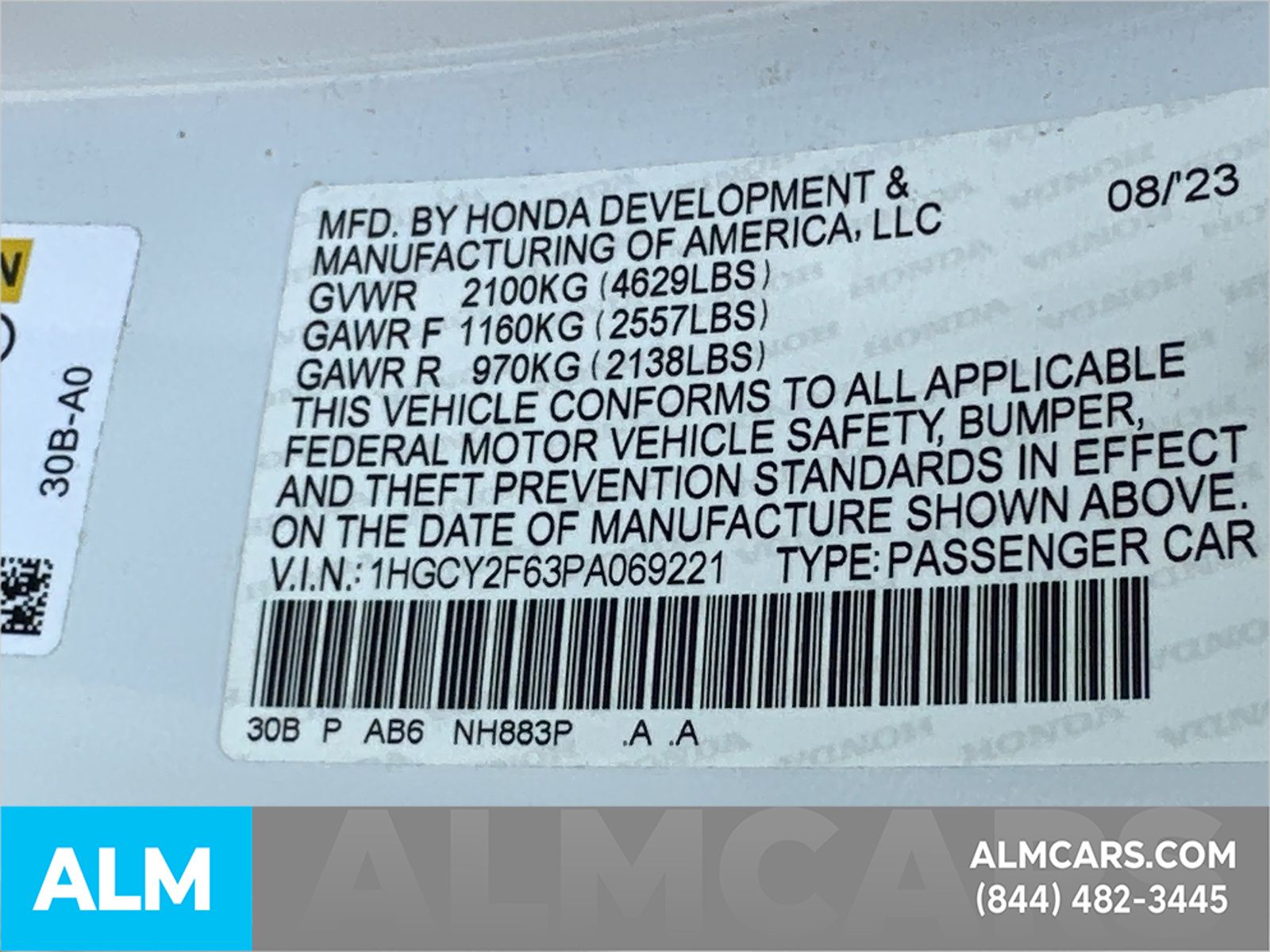 Used 2023 White Honda EX-L image 37