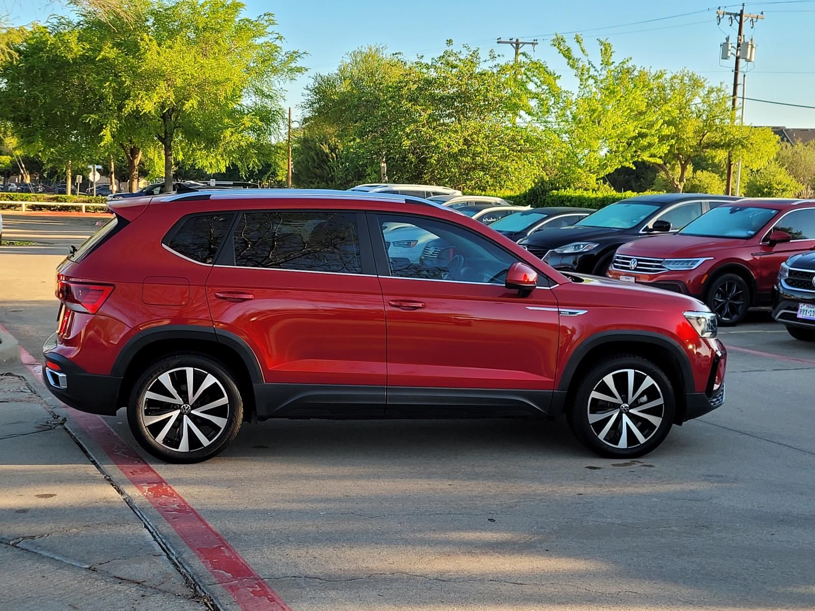 used 2023 Volkswagen Taos car, priced at $21,900