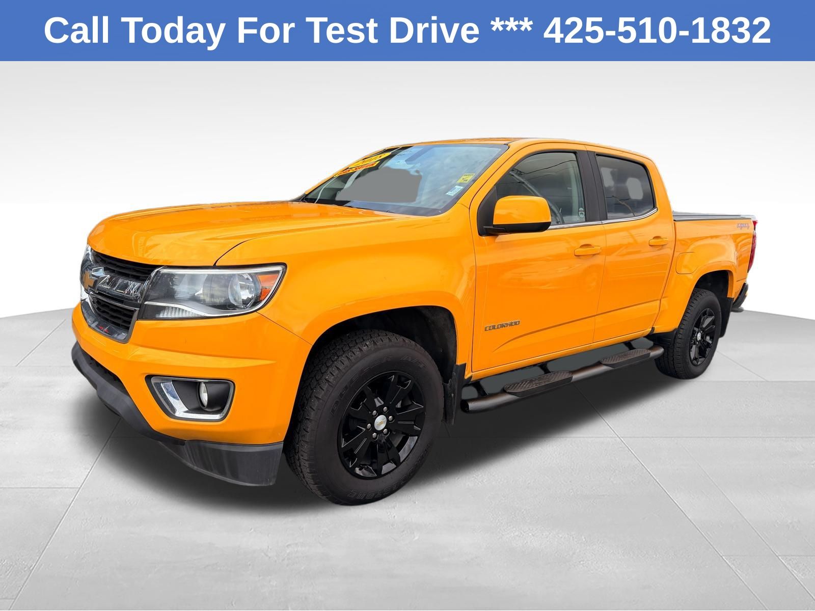 Tangier Orange 2018 Chevrolet Colorado Pickup Truck Four-Wheel Drive 8-Speed Automatic