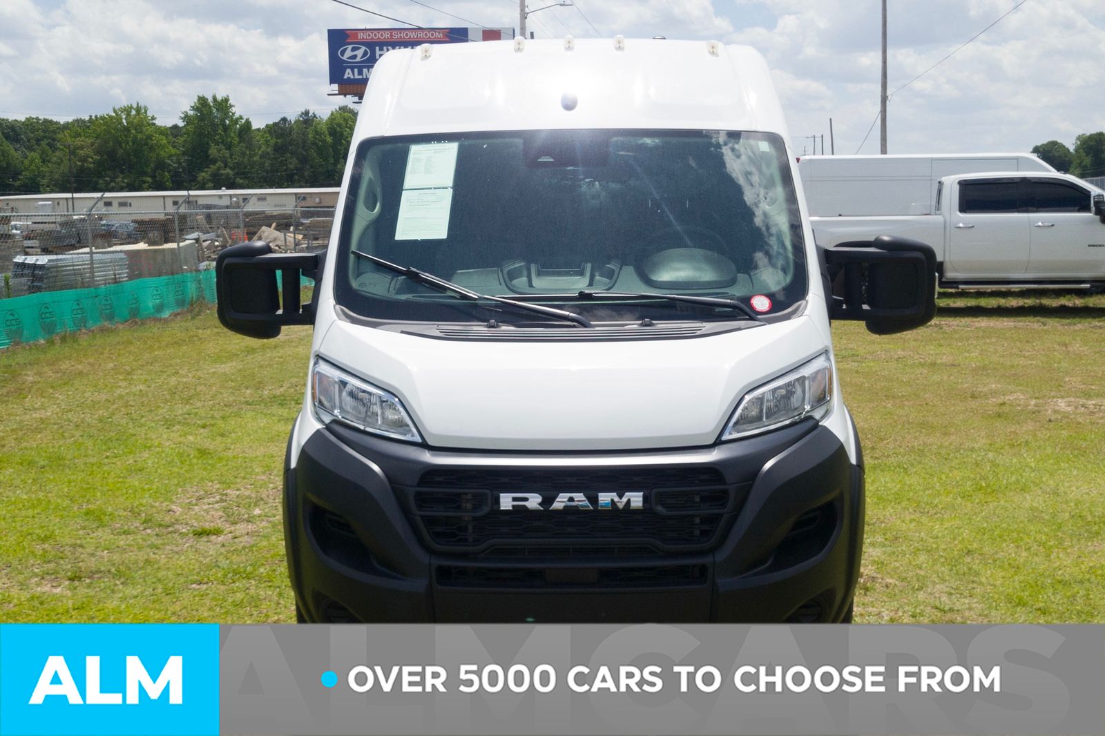 Used 2023 Bright White Clearcoat Ram High Roof image 3
