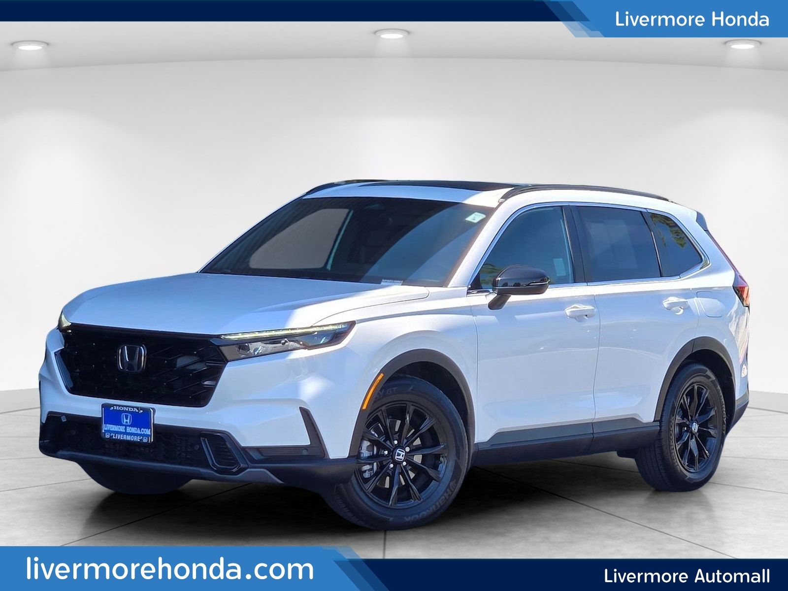 White 2025 Honda CR-V Hybrid SUV / Crossover Front-Wheel Drive Continuously Variable Transmission