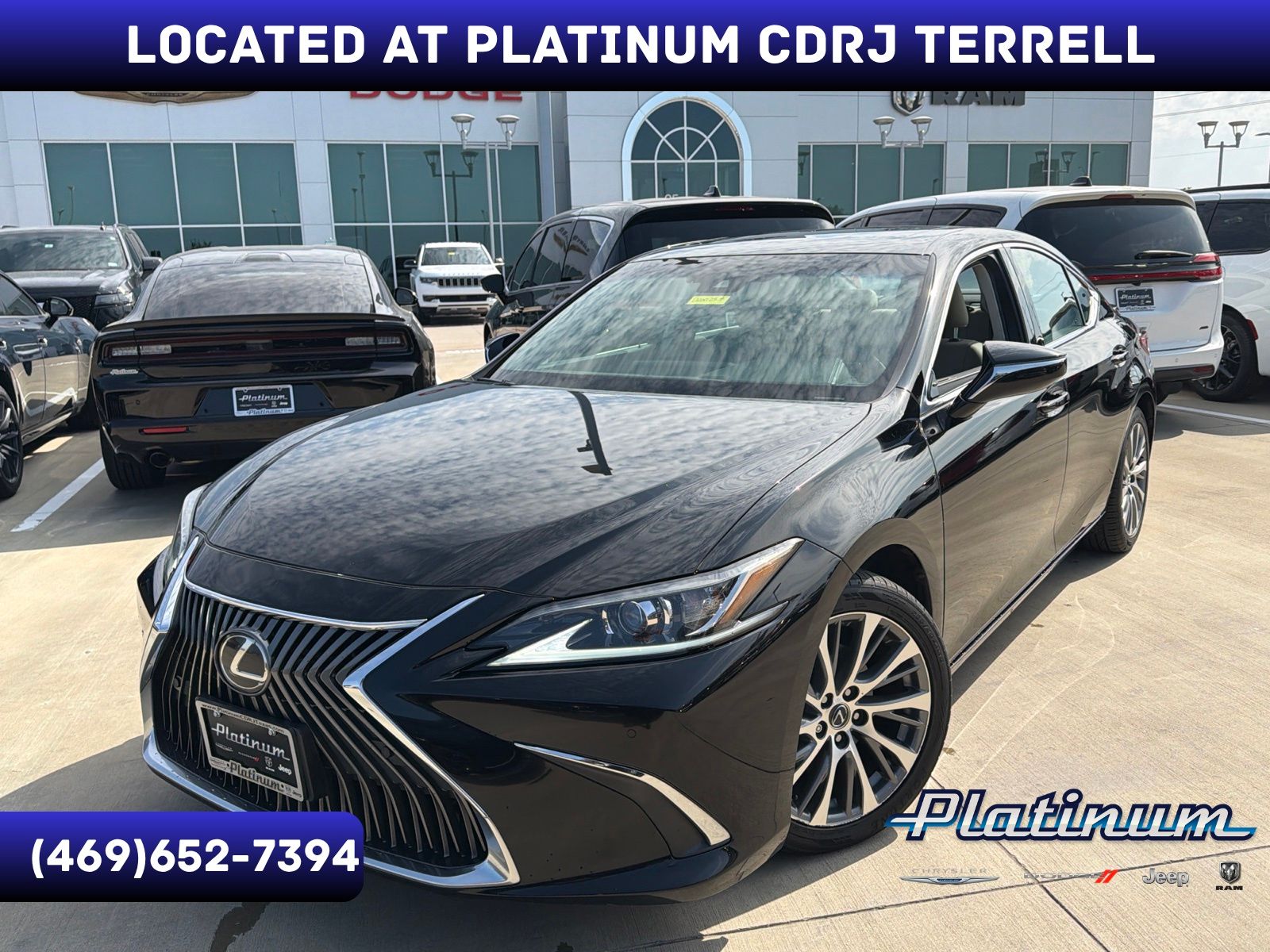 2021 Lexus ES Negro (Obsidian) Sedán Tracción en las cuatro ruedas 8 velocidades Automática