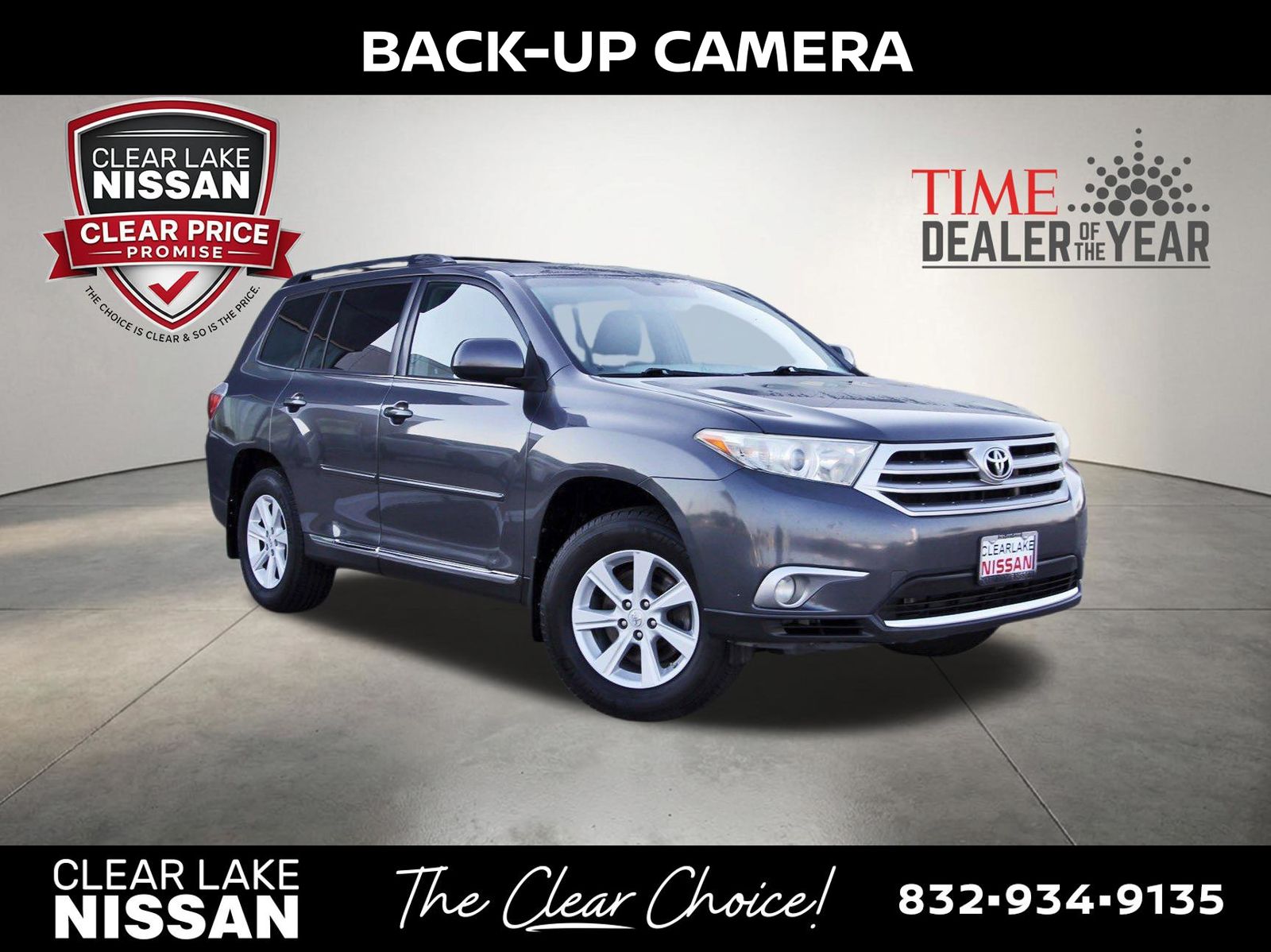 Magnetic Gray Metallic 2013 Toyota Highlander SE FWD SUV / Crossover Front-Wheel Drive 5-Speed Automatic Overdrive
