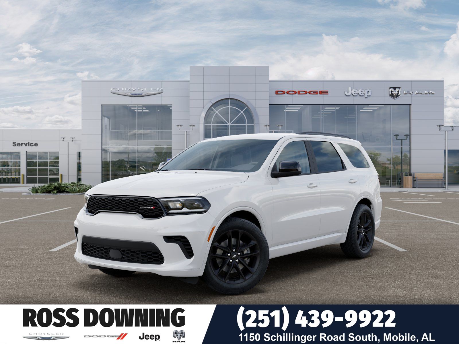 White Knuckle Clearcoat 2026 Dodge Durango SUV / Crossover Rear-Wheel Drive 8-Speed Automatic