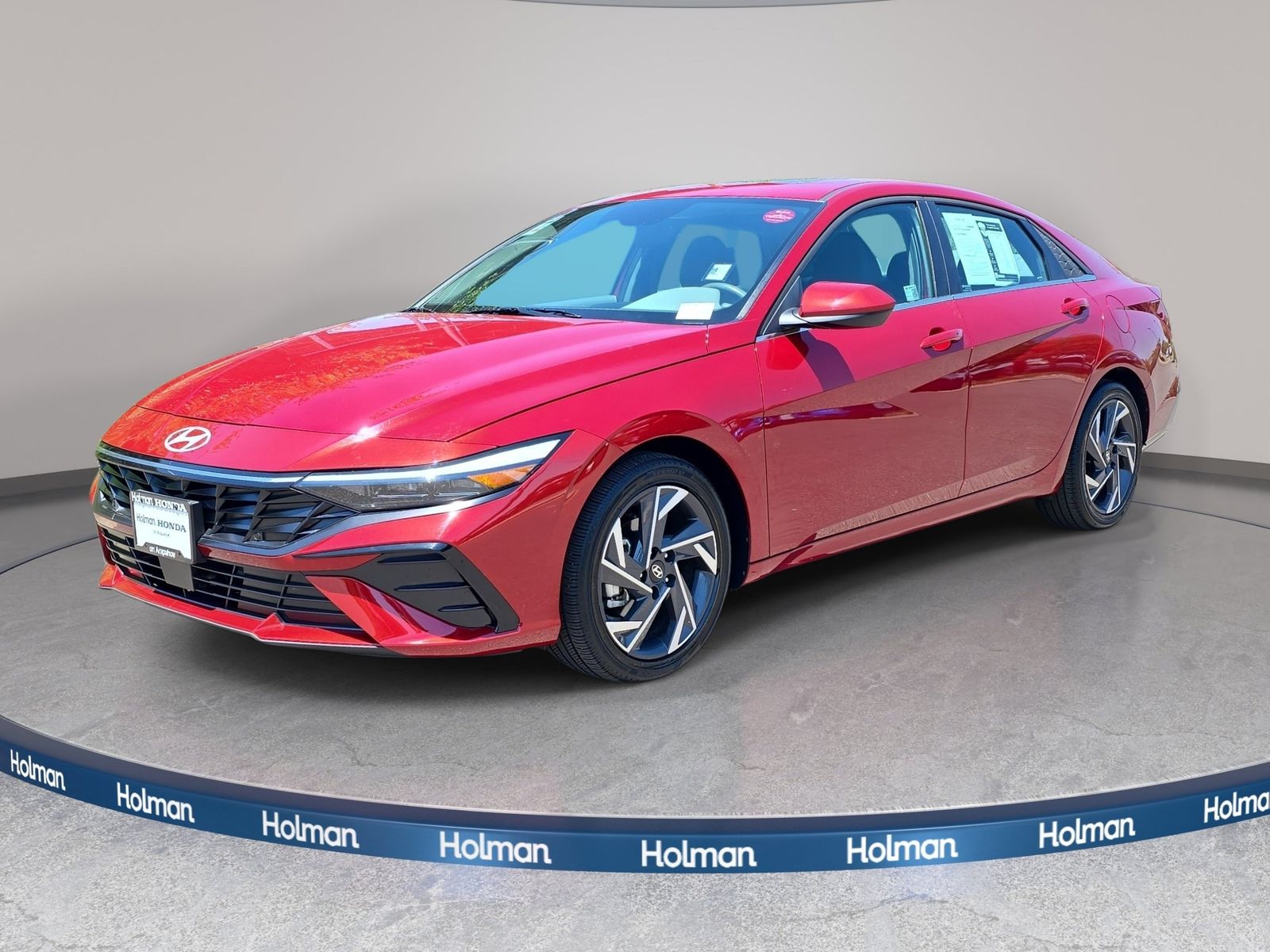 Ultimate Red 2025 Hyundai Elantra Sedan Front-Wheel Drive Continuously Variable Transmission