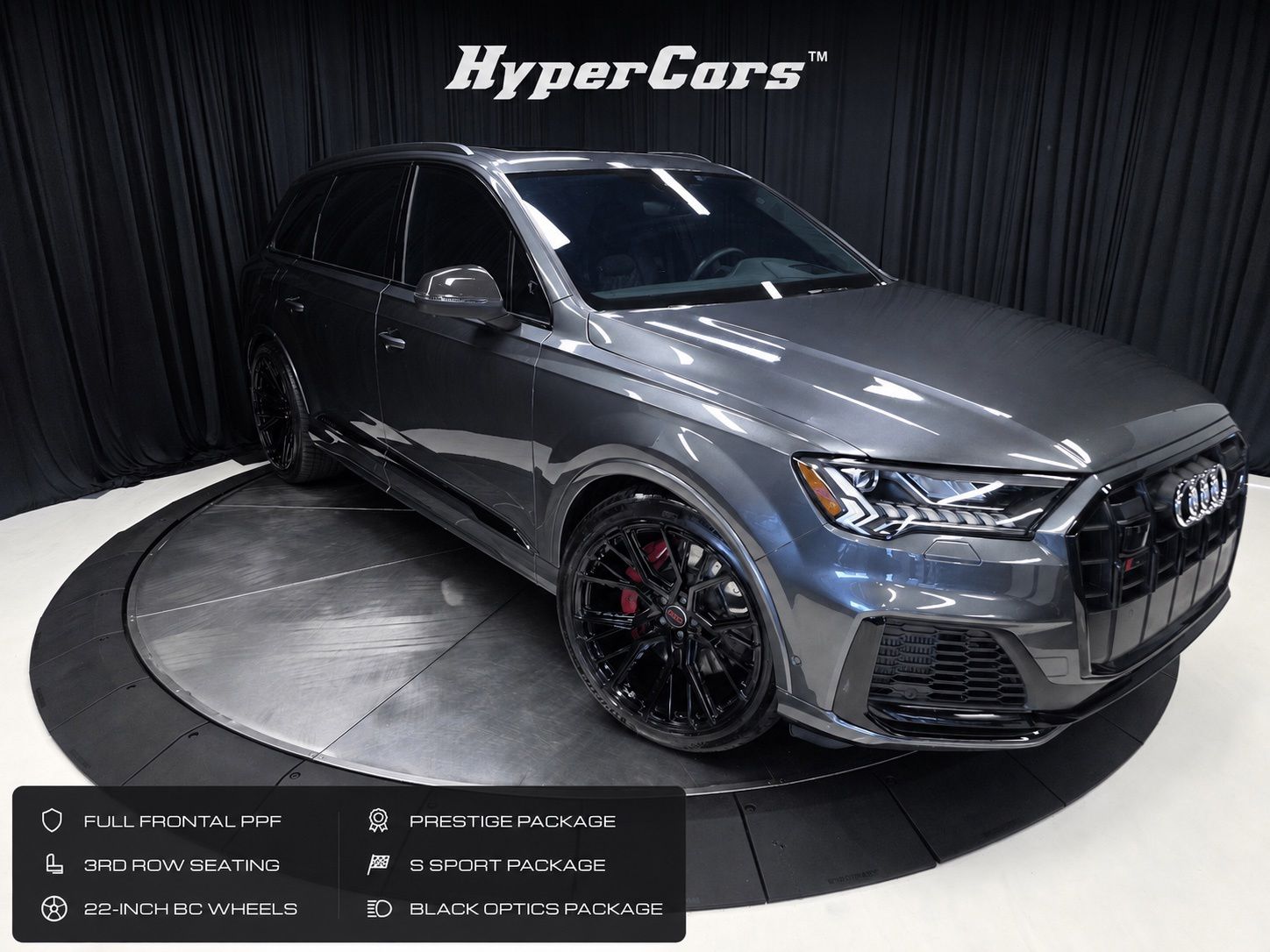 Gray 2023 Audi SQ7 SUV / Crossover All-Wheel Drive 8-Speed Automatic