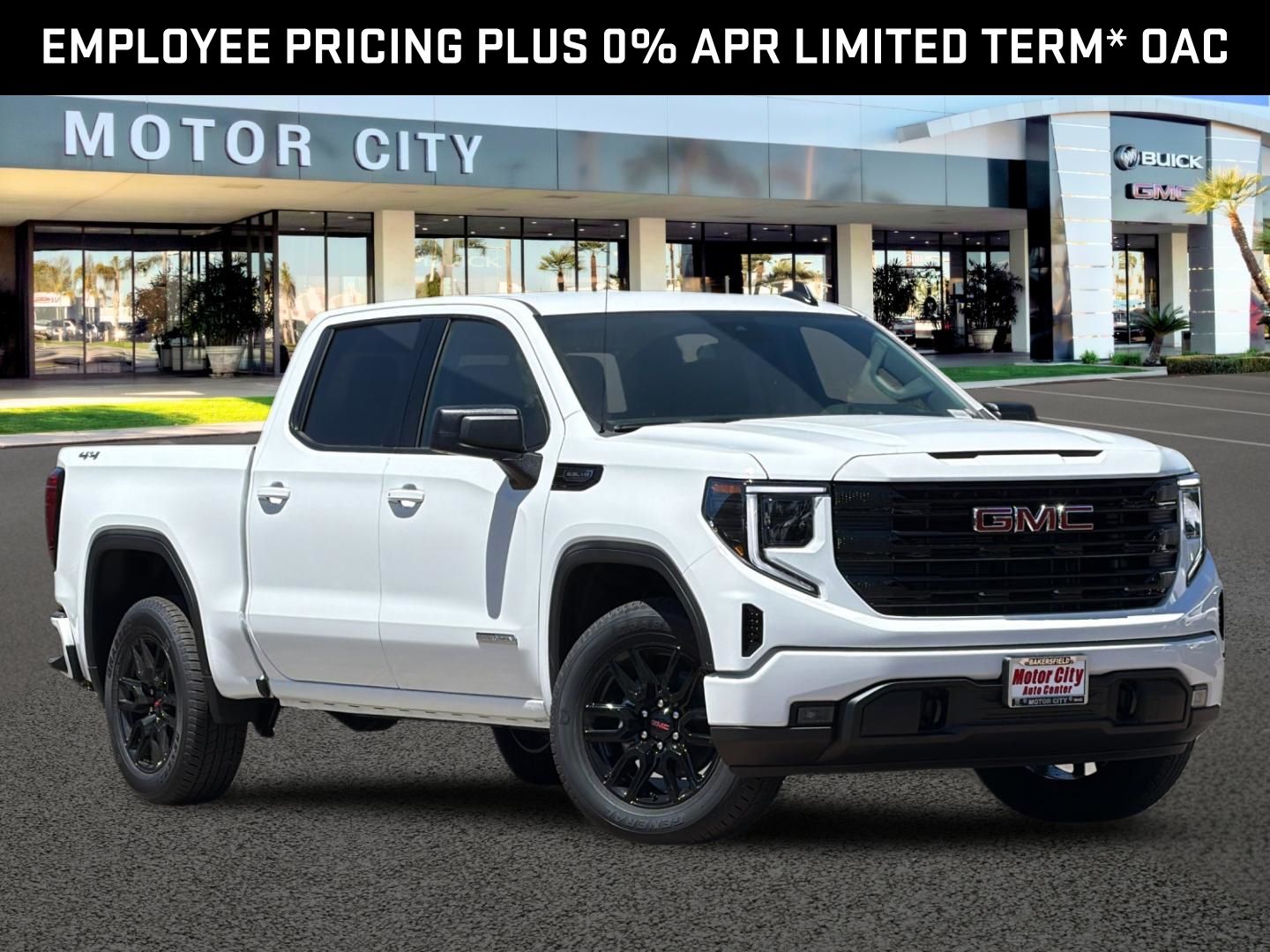Summit White 2026 GMC Sierra 1500 Pickup Truck Four-Wheel Drive Automatic