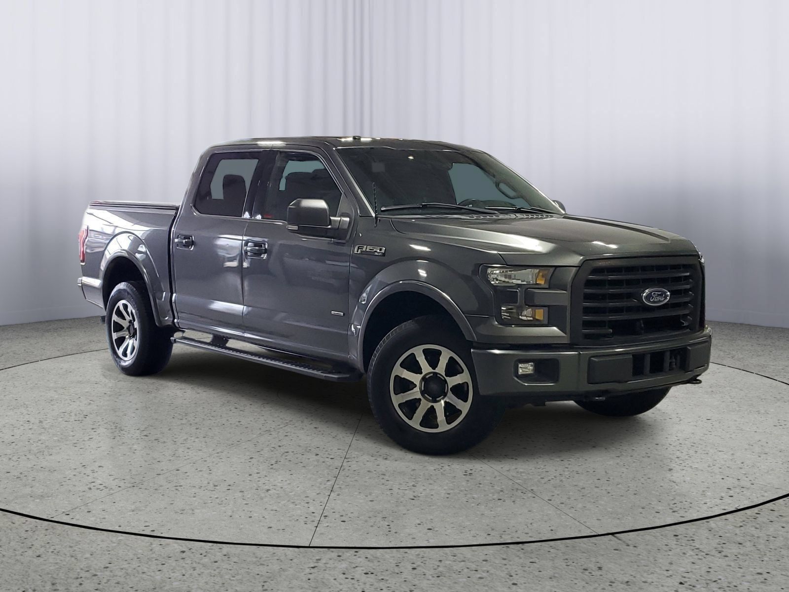 Gray (Magnetic Metallic) 2016 Ford F-150 Pickup Truck Four-Wheel Drive 6-Speed Automatic