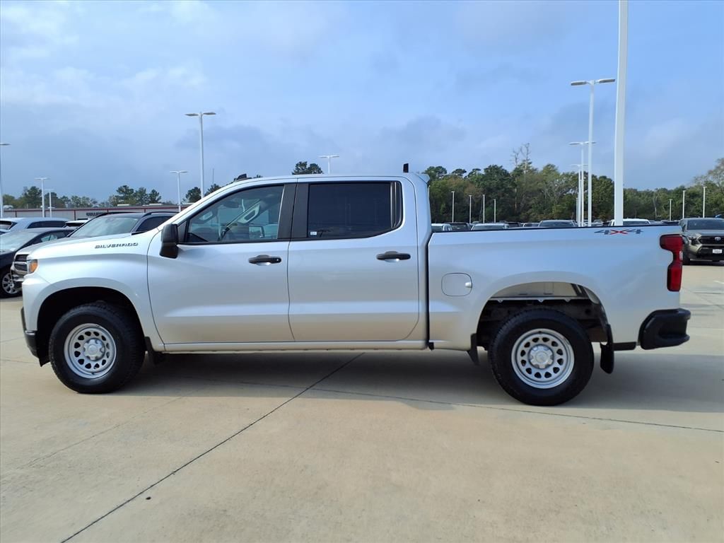 2021 Chevrolet Silverado 1500 WT Silver at Classic Elite Chevrolet Sugar Land