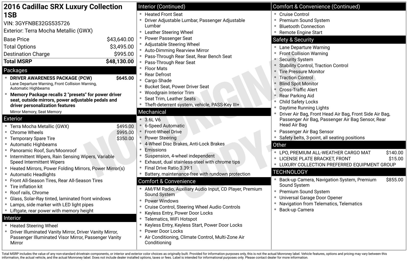 Used Car 2016 Cadillac Srx  Luxury For Sale Under $10,000 In Austin, Texas