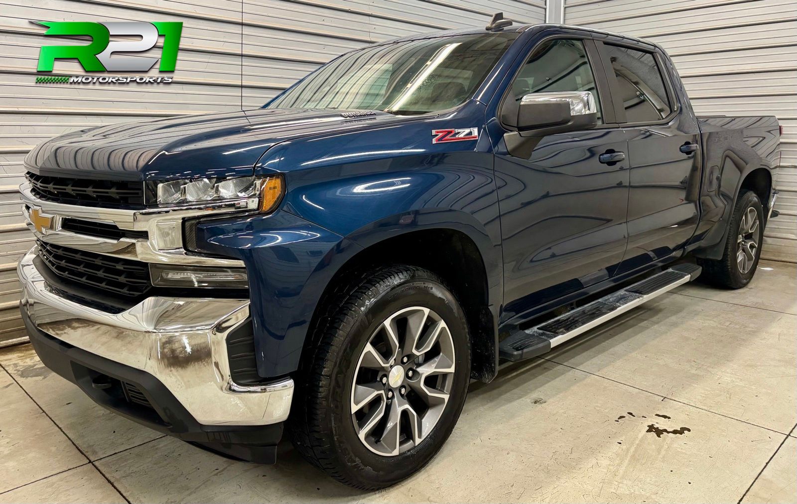 Northsky Blue Metallic 2020 Chevrolet Silverado 1500 Pickup Truck Four-Wheel Drive Automatic