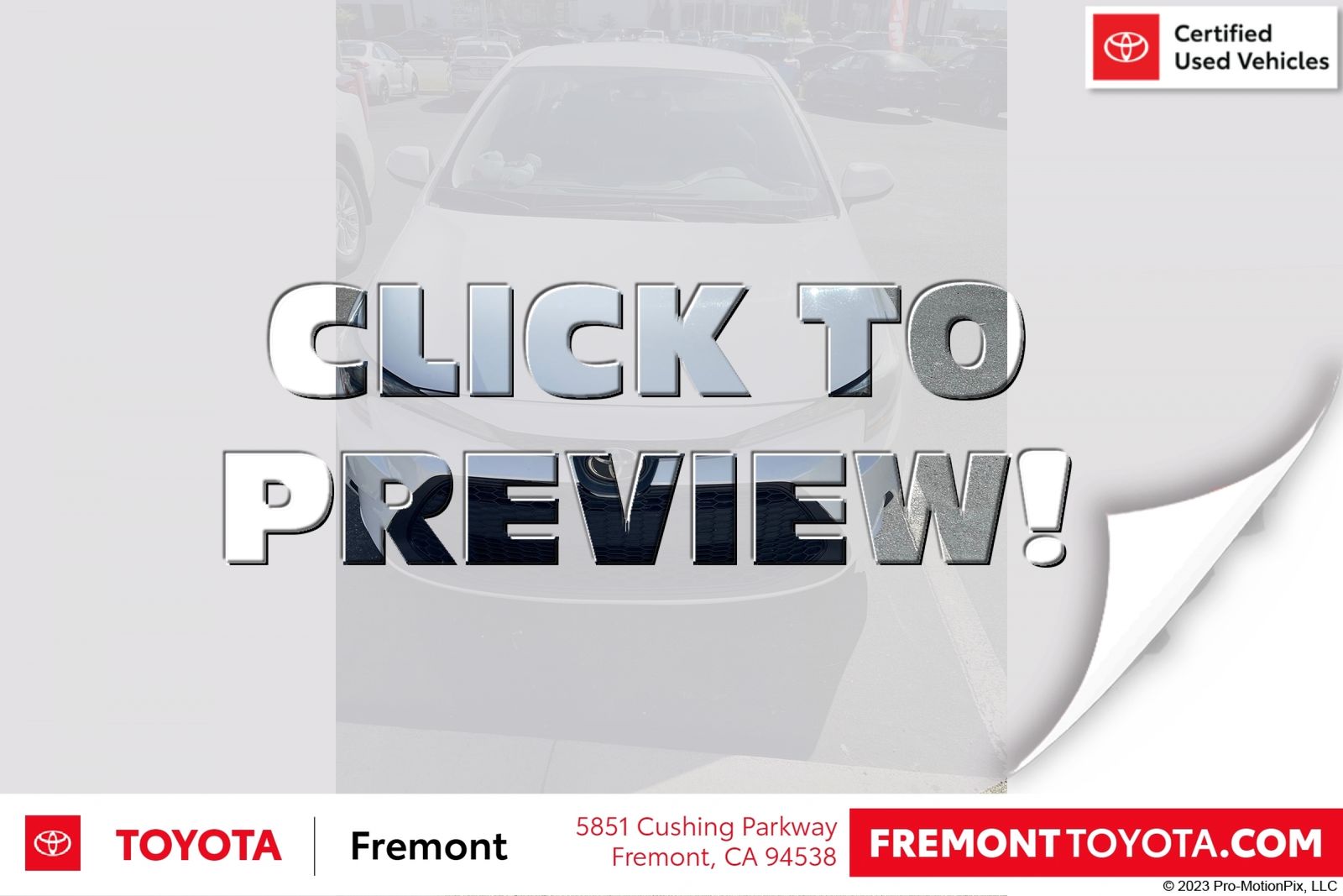 White 2022 Toyota Corolla LE FWD Sedan Front-Wheel Drive Continuously Variable Transmission
