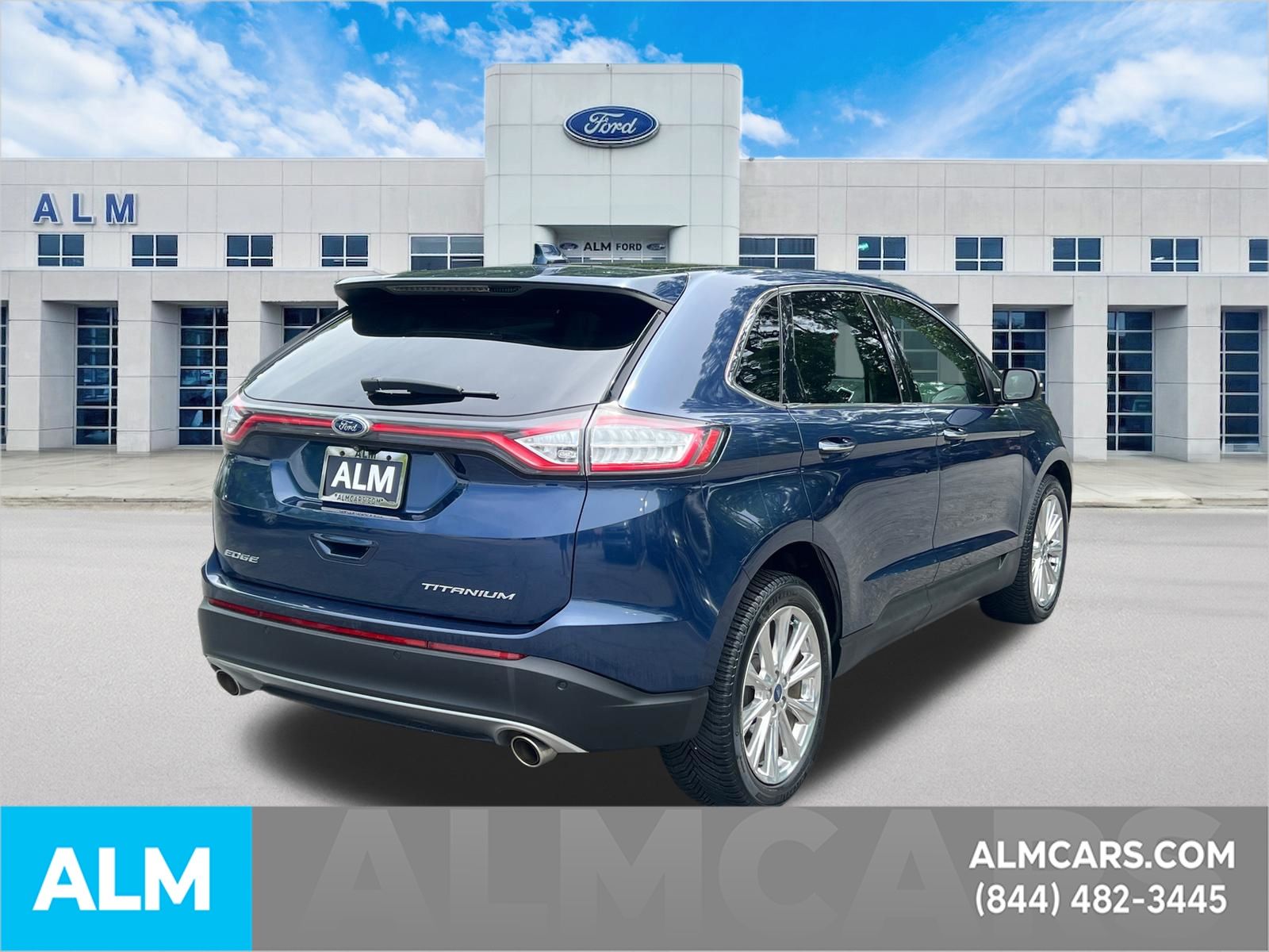 Used 2017 Blue Ford Titanium image 5
