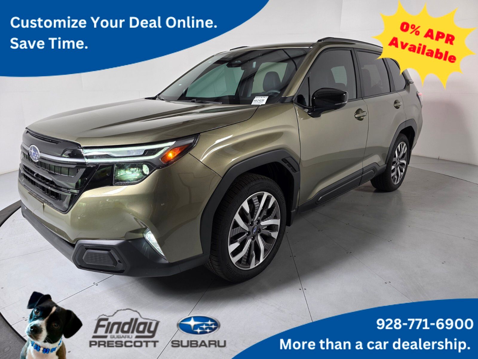 Autumn Green Metallic 2026 Subaru Forester SUV / Crossover All-Wheel Drive Continuously Variable Transmission