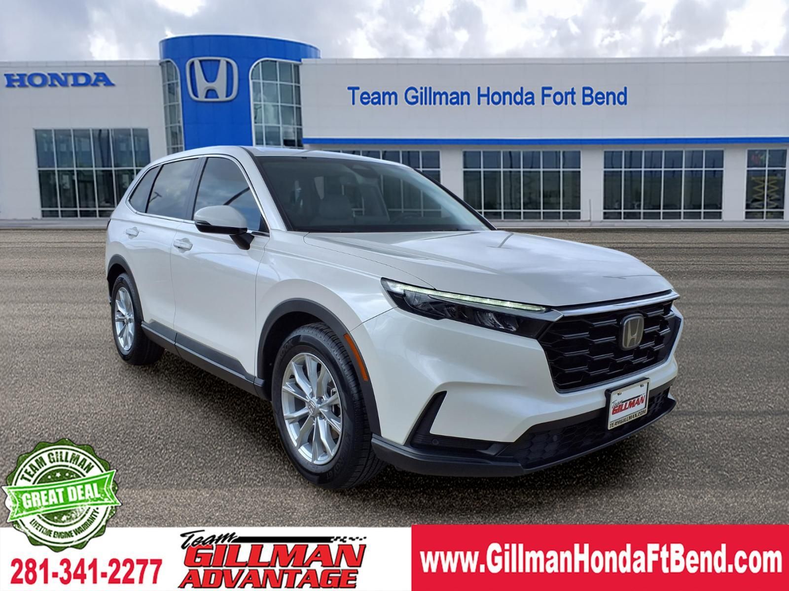 Platinum White Pearl 2025 Honda CR-V EX-L FWD SUV / Crossover Front-Wheel Drive Continuously Variable Transmission